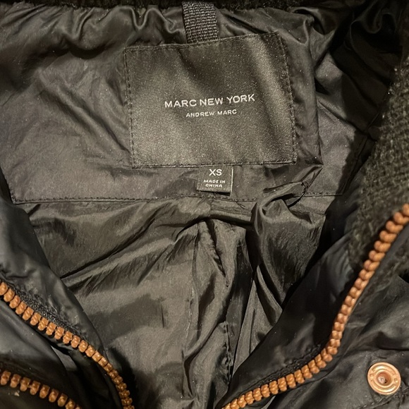 Andrew Marc Long Quilted/Down Filled Coat - Picture 7 of 11